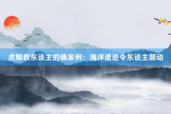 虎鲸救东谈主的确案例：海洋遗迹令东谈主颤动